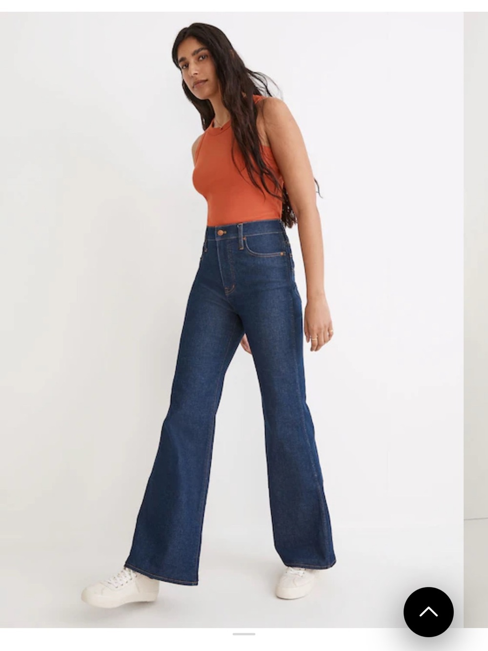 Madewell II" High-Rise Flare Jeans in
Wrenford Wash